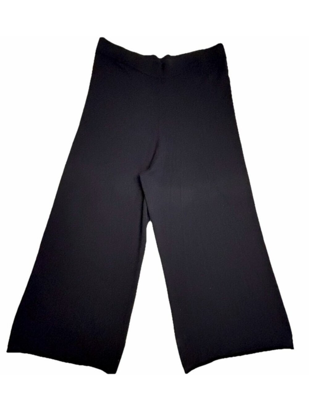 Charter Club Luxury 100% Cashmere Culotte Pants XL Navy Wide Leg Knit NWT $199